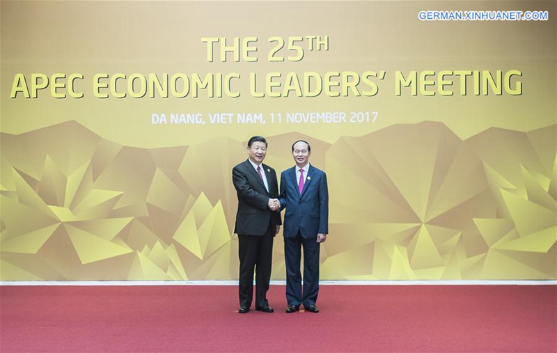 Xi Jinping nimmt am 25. APEC-Wirtschaftsführertreffen in Vietnam teil