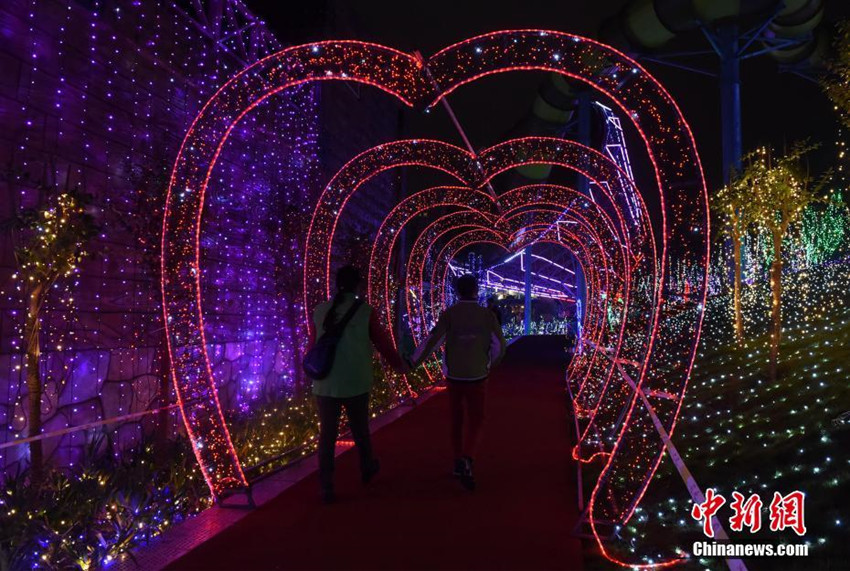 Lichtfestival in Chongqing