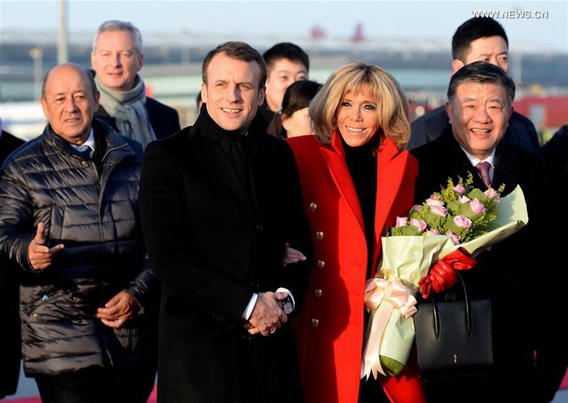 Der französische Präsident Macron in Xi'an