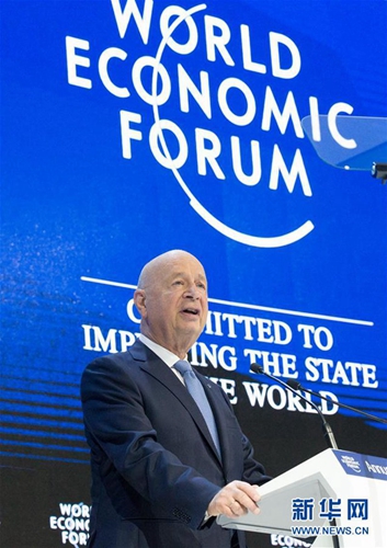 Die 48. Jahrestagung des Weltwirtschaftsforums eröffnet in Davos