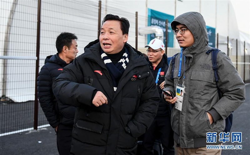 China-Delegation kommt in Pyeongchang an
