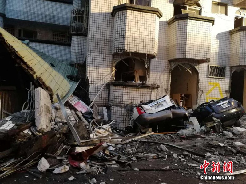 Rettungsarbeiten nach dem Erdbeben in Taiwan