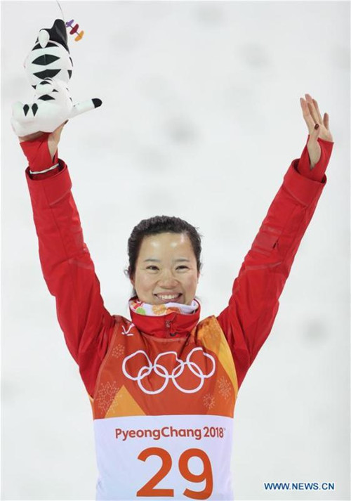 Zhang Xin gewinnt Chinas drittes Silber bei PyeongChang-Olympiade