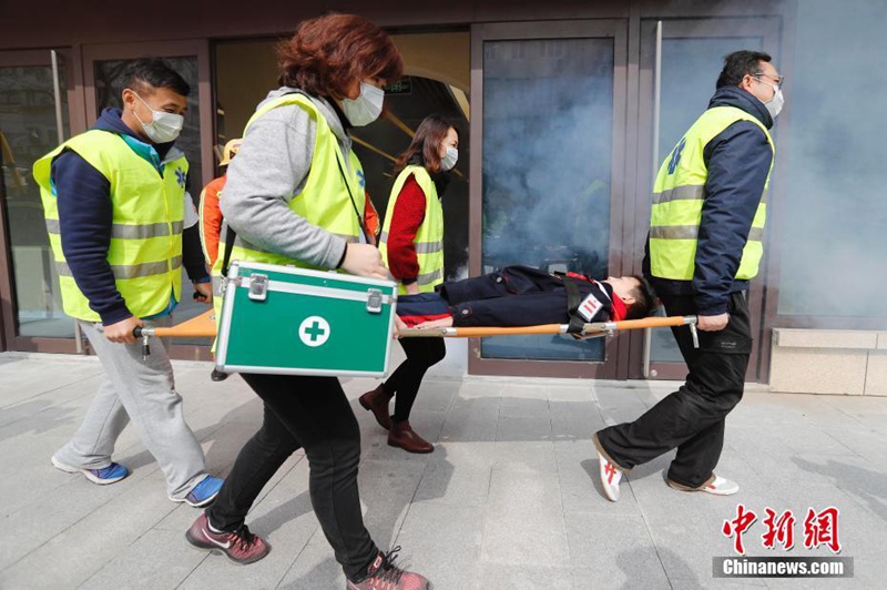 Brandschutzübung in der Schule