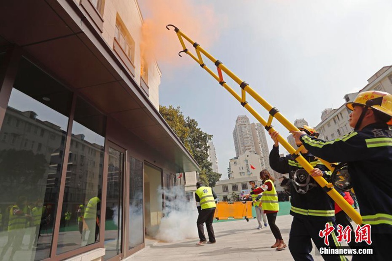 Brandschutzübung in der Schule