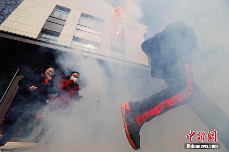 Brandschutzübung in der Schule