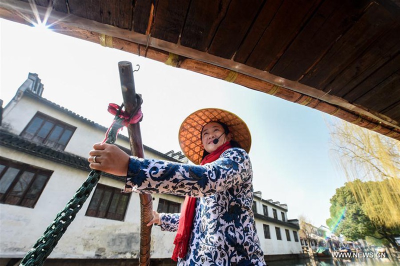 Chinas Zhouzhuang wird ein heißes Touristenziel