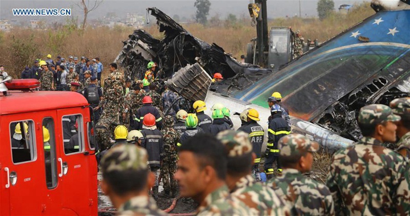 Mindestens 49 Tote bei einem Flugzeugabsturz in Nepal