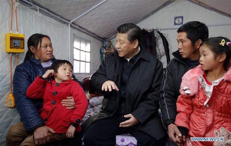 Neu gewählter Staatspräsident Xi Jinping führt China zu Wohlstand