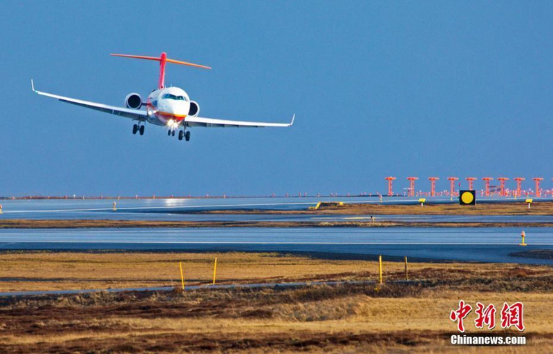 Chinas Regionaljet absolviert Testflug in Island