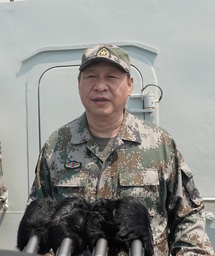 Staatspräsident Xi inspiziert Marine im Südchinesischen Meer
