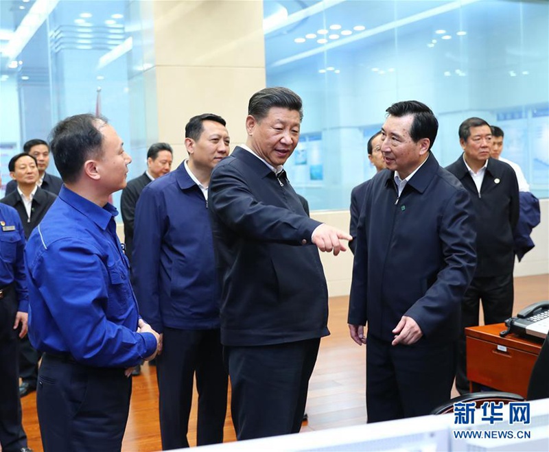 Xi Jinping besichtigte den Drei-Schluchten-Staudamm
