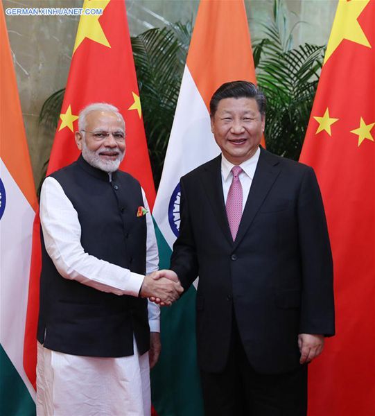 Xi Jinping trifft Modi in Wuhan
