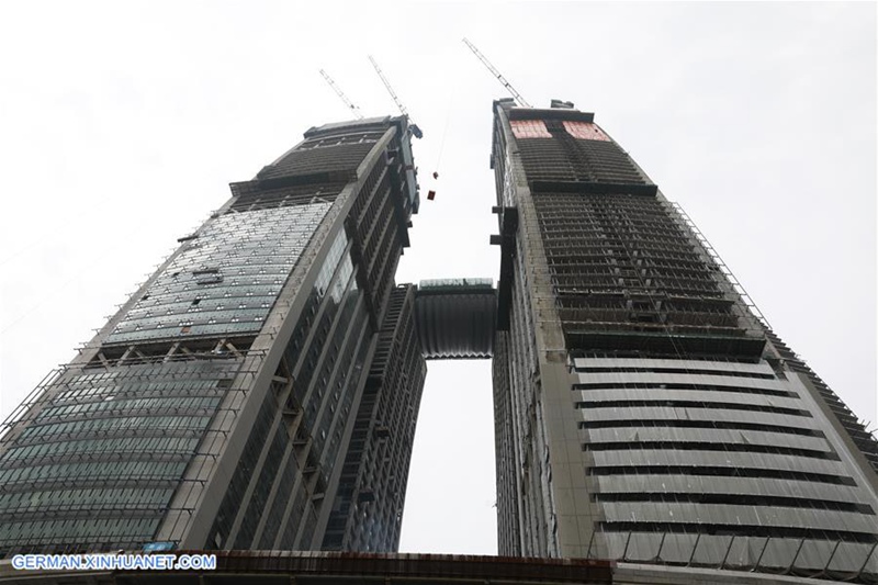 T3N-Turm in Chongqing ist rohbaufertig