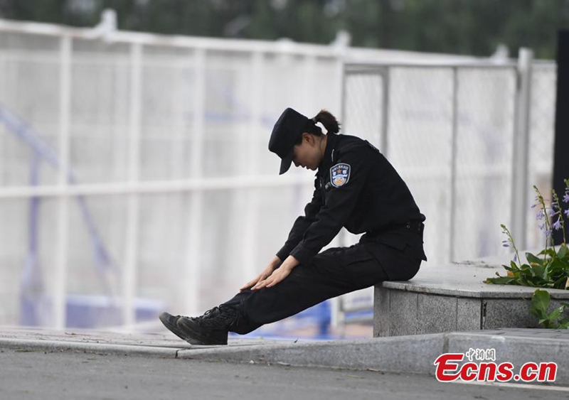 Ausbilderin für Polizisten in Changchun