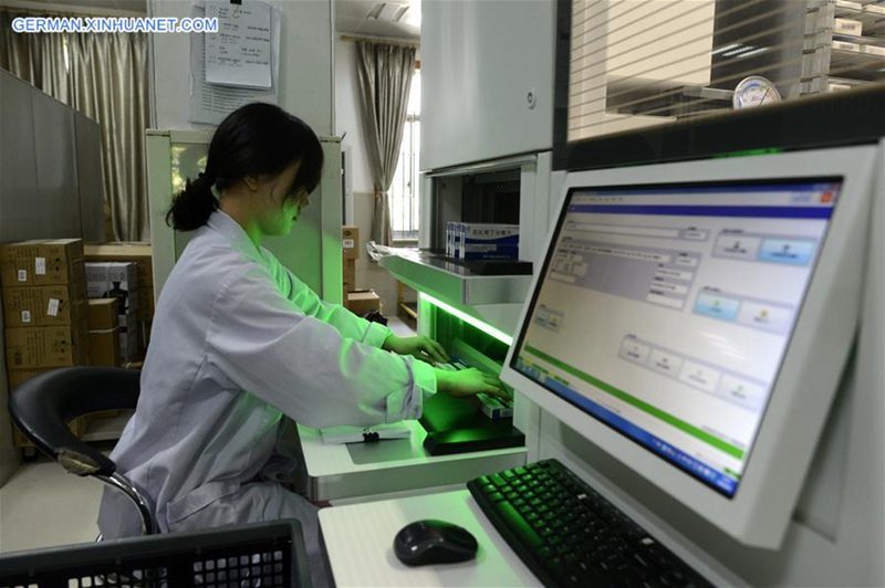 Intelligente Apotheken ins Krankenhaus in Zhuji in Zhejiang eingeführt