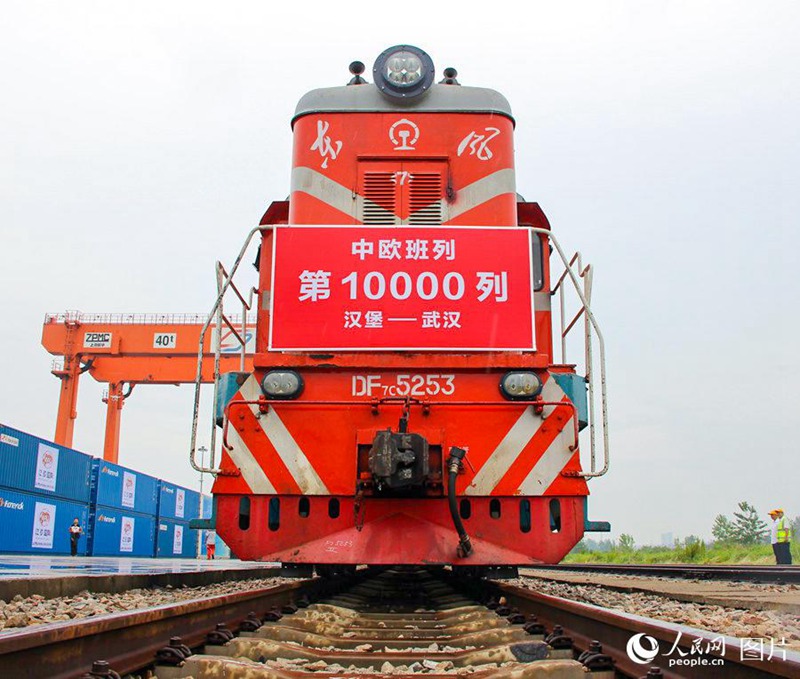 China-Europa-Güterzüge legen seit 2011 10.000 Fahrten zurück