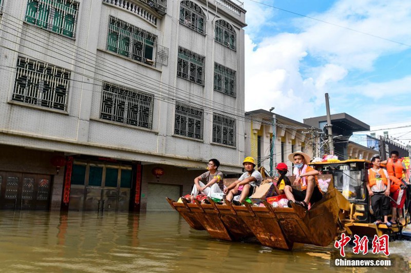 Starke Regenfälle überfluten Südchina