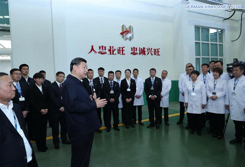 Staatspräsident Xi inspiziert Liaoning