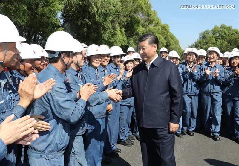 Staatspräsident Xi inspiziert Liaoning