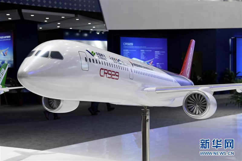 Prototyp des CR929 auf Airshow China