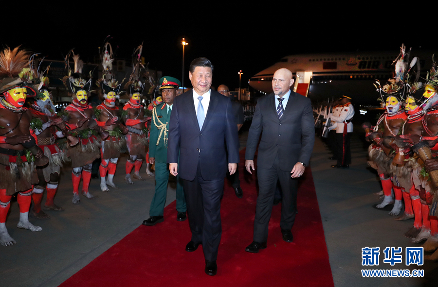 Xi Jinping zu Besuch in Papua-Neuguinea eingetroffen