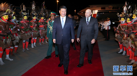 Xi Jinping zu Besuch in Papua-Neuguinea eingetroffen