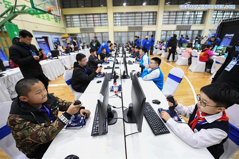 Flugsimulationsmeisterschaften für Jugendliche in Harbin abgehalten