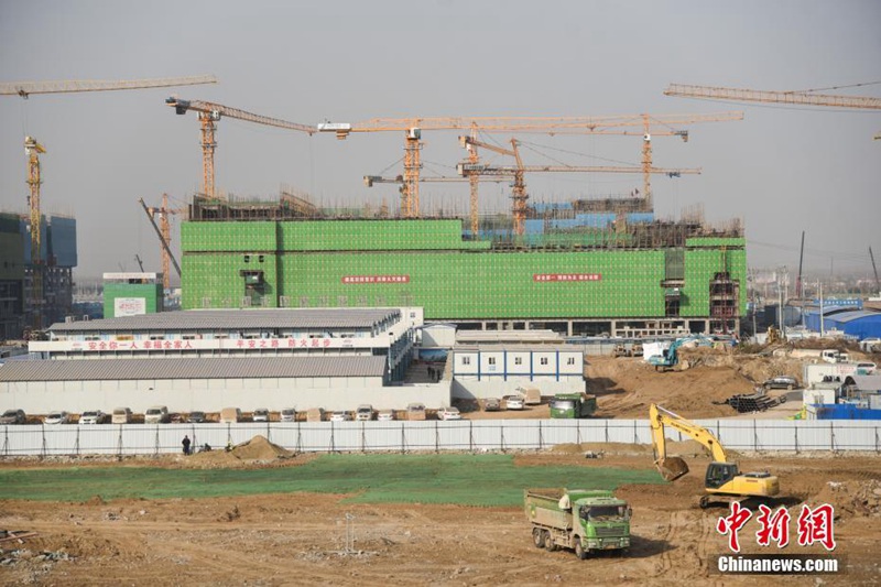 Beijings neuer Flughafen bereitet sich auf die Eröffnung vor
