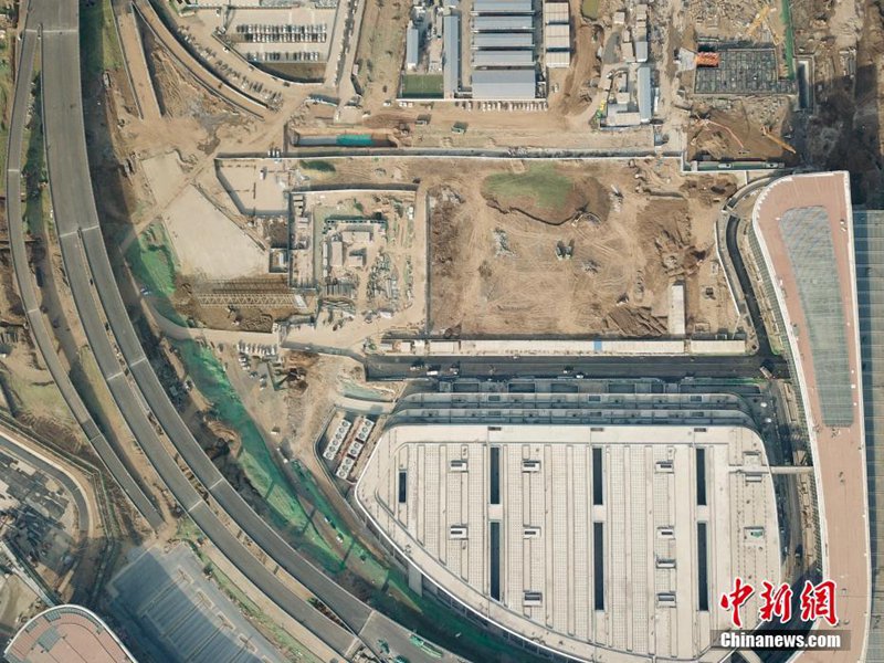 Beijings neuer Flughafen bereitet sich auf die Eröffnung vor