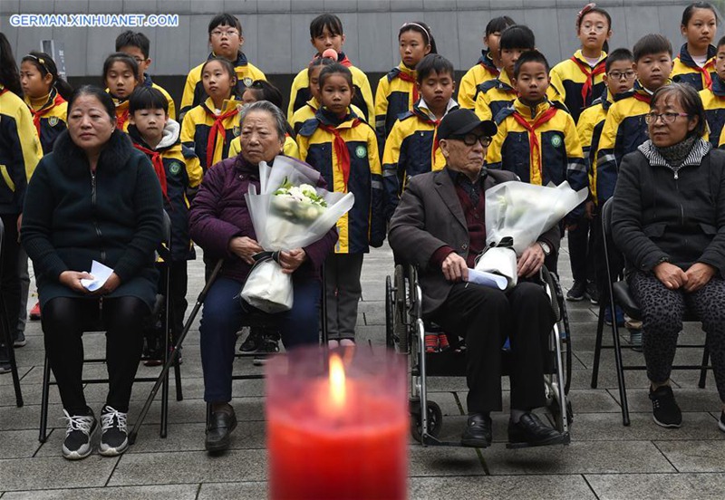 Gedenkveranstaltungen für Opfer des Nanjing-Massakers abgehalten