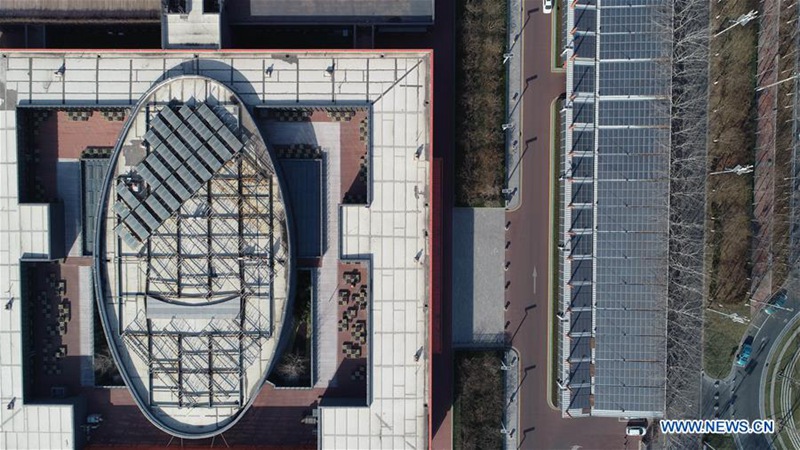 Neues Erscheinungsbild der chinesisch-singapurischen Öko-Stadt im Bezirk Binhai New Area in Tianjin