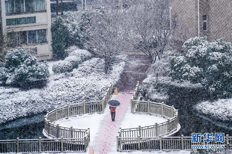 China begrüßt landesweit ersten Schnee des Jahres