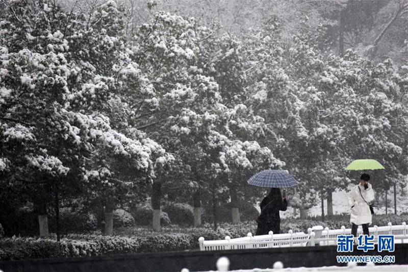 China begrüßt landesweit ersten Schnee des Jahres
