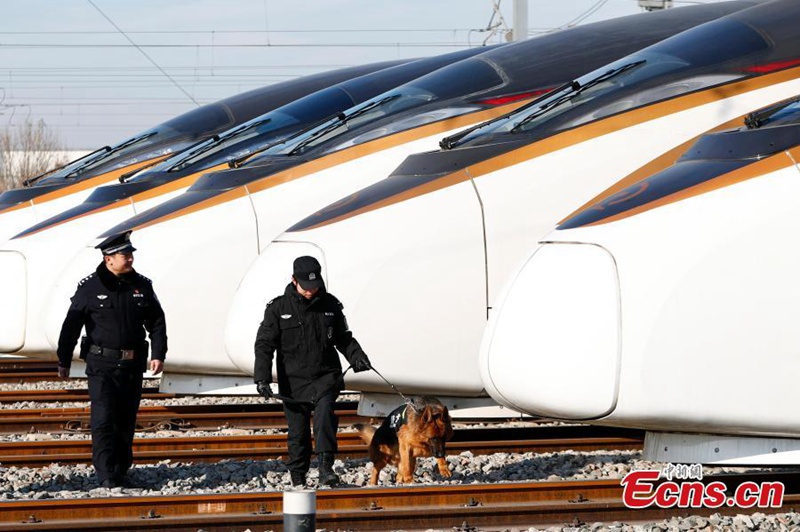 Beijinger Polizei erhöht die Bahnsicherheit für bevorstehende Reisezeit