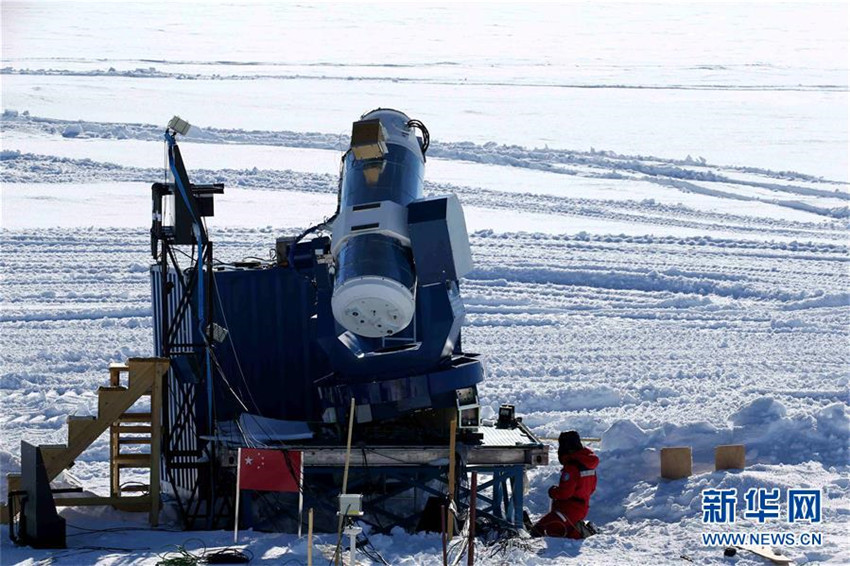 Chinesisches Antarktis-Expeditionsteam startet astronomische Beobachtungen