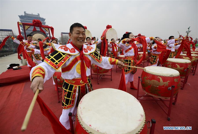 Feierlichkeiten zum Frühlingsfest in ganz China