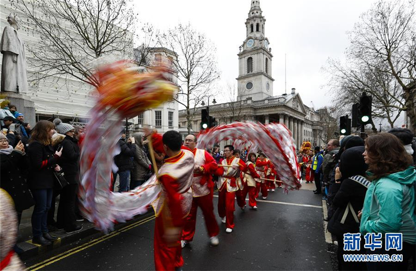 London: Parade zur Feier des chinesischen Neujahrs