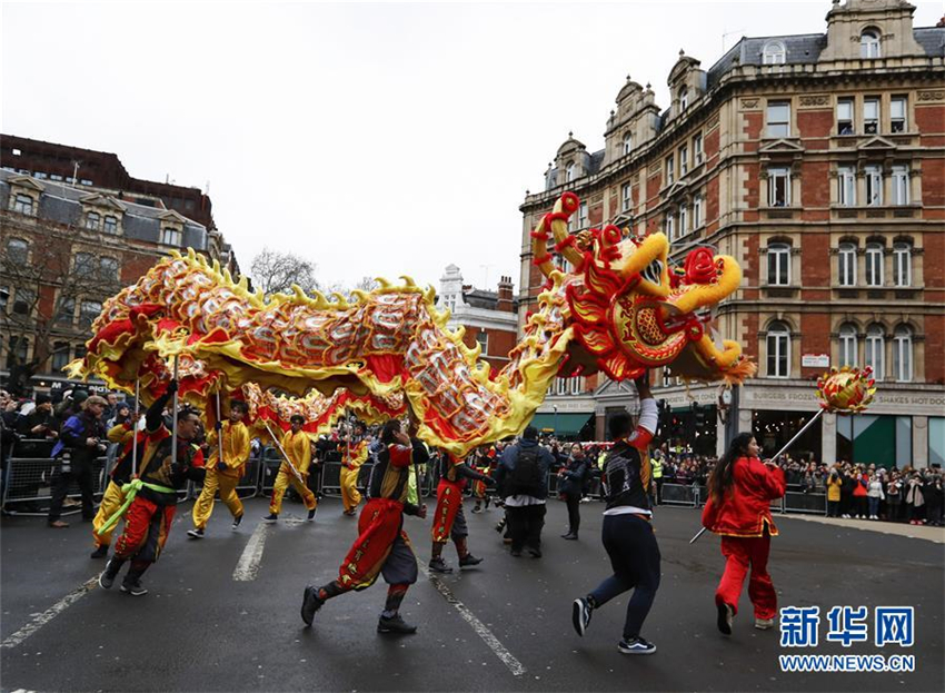 London: Parade zur Feier des chinesischen Neujahrs