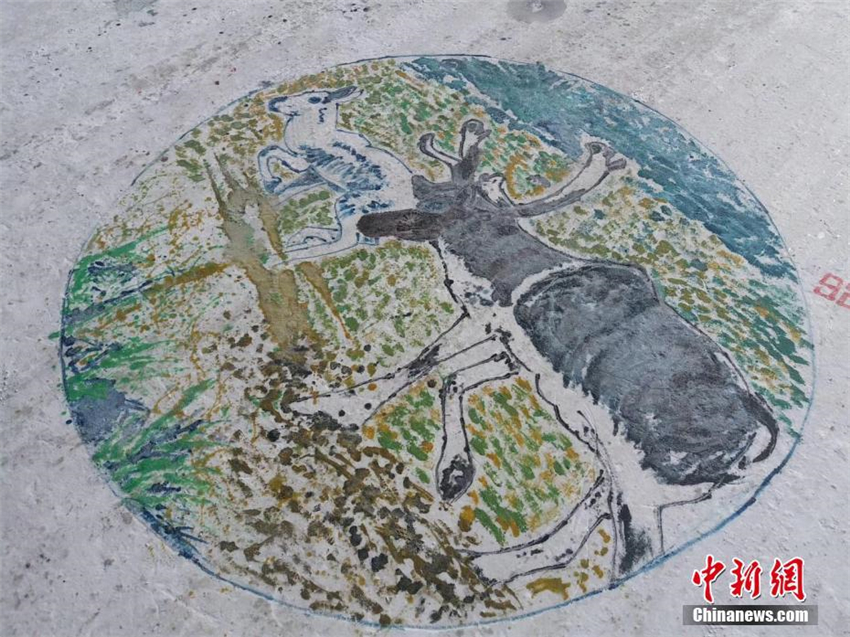 Innere Mongolei veranstaltet Malerei-Wettbewerb im Schnee