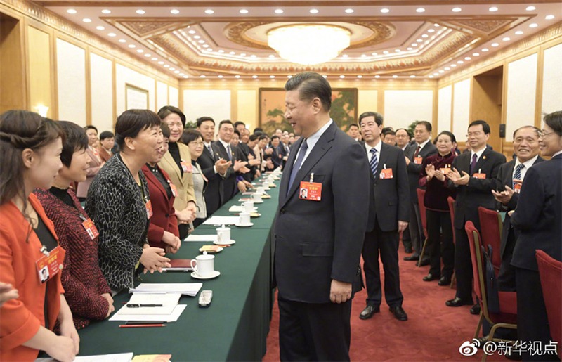 Xi Jinping übermittelt Glückwünsche zum Frauentag bei der Paneldiskussion mit Abgeordneten aus Henan