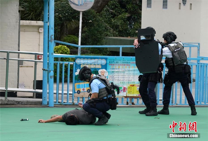 Hongkong führt große Anti-Terror-Übung durch