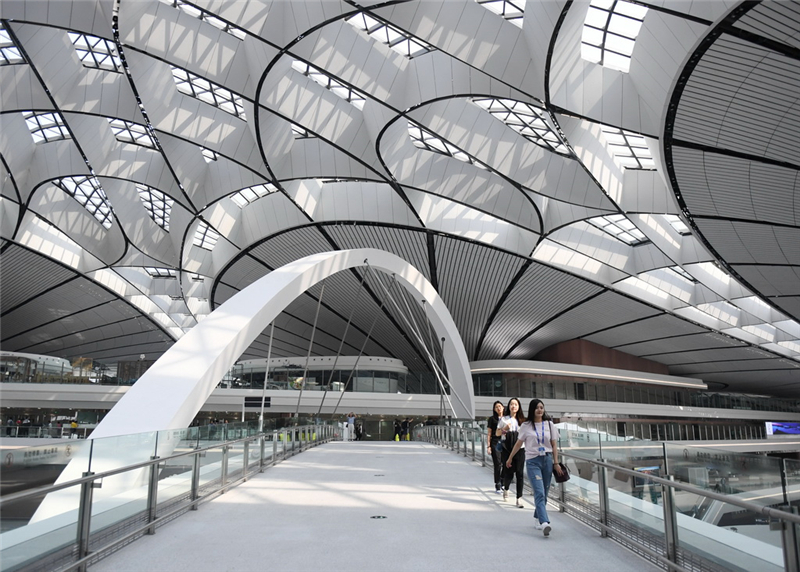 Beijings neuer Flughafen garantiert effiziente und intelligente Dienstleistungen