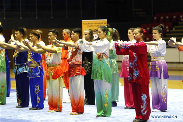 Chinesische Kampfkunst begeistert Publikum in Bukarest