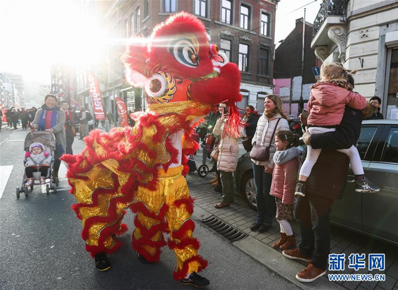 Chinesisches Neujahrsfest in Belgien gefeiert