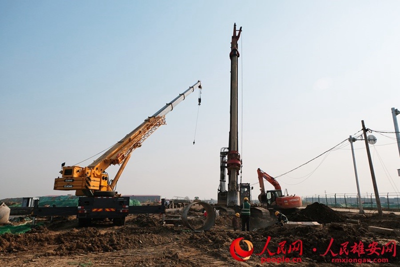 Bauprojekte in der Xiongan New Area in Hebei verlaufen nach Plan