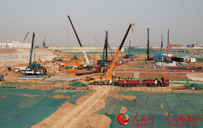 Bauprojekte in der Xiongan New Area in Hebei verlaufen nach Plan