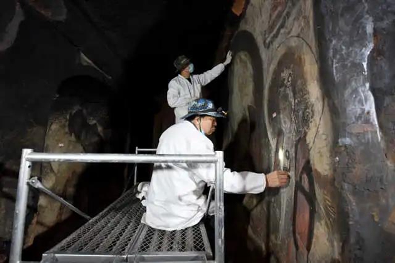 Restaurierung der Xumishan-Grotten beginnt