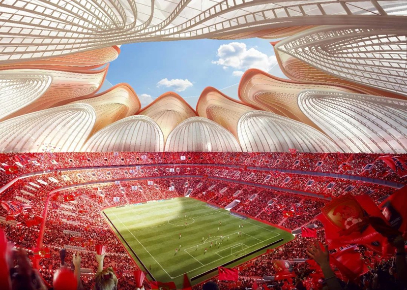 Außergewöhnliches Arenadesign entfacht Debatte unter Fußballfans