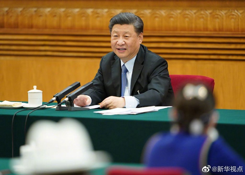 NVK-Tagung: Xi Jinping besucht Delegation aus der Inneren Mongolei